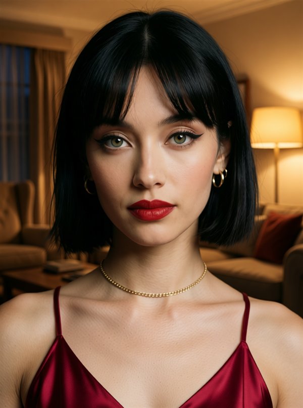 A synthetic character made on the platform, portrait